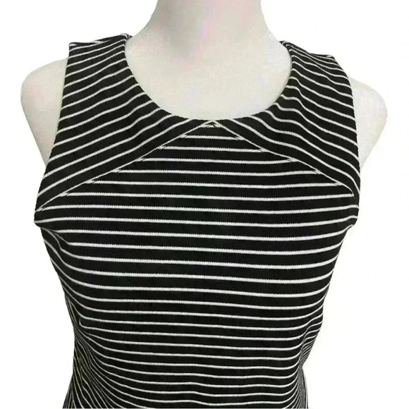 Banana Republic Factory Black White Striped Sheath Dress-NWT - Picture 3 of 8